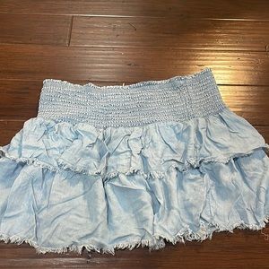 Demin soft skirt